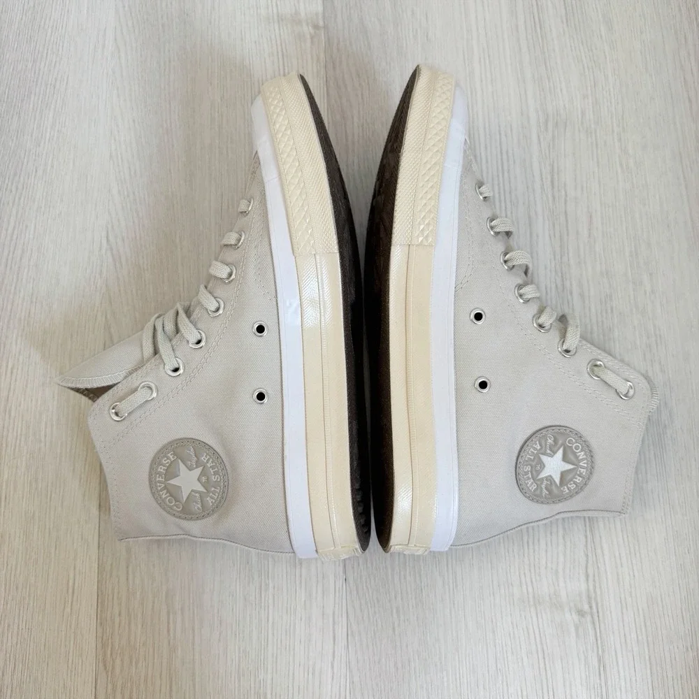 Converse Chuck 70 Hi A00727C Womens 9 Unisex Mens 7 Light Bone Papyrus Neutral